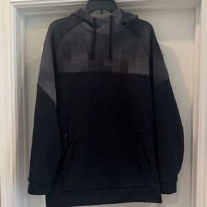 Nike Black and Gray Hoodie